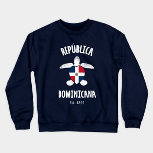 Dominican Republic Sea Turtle 1844 Crewneck Sweatshirt